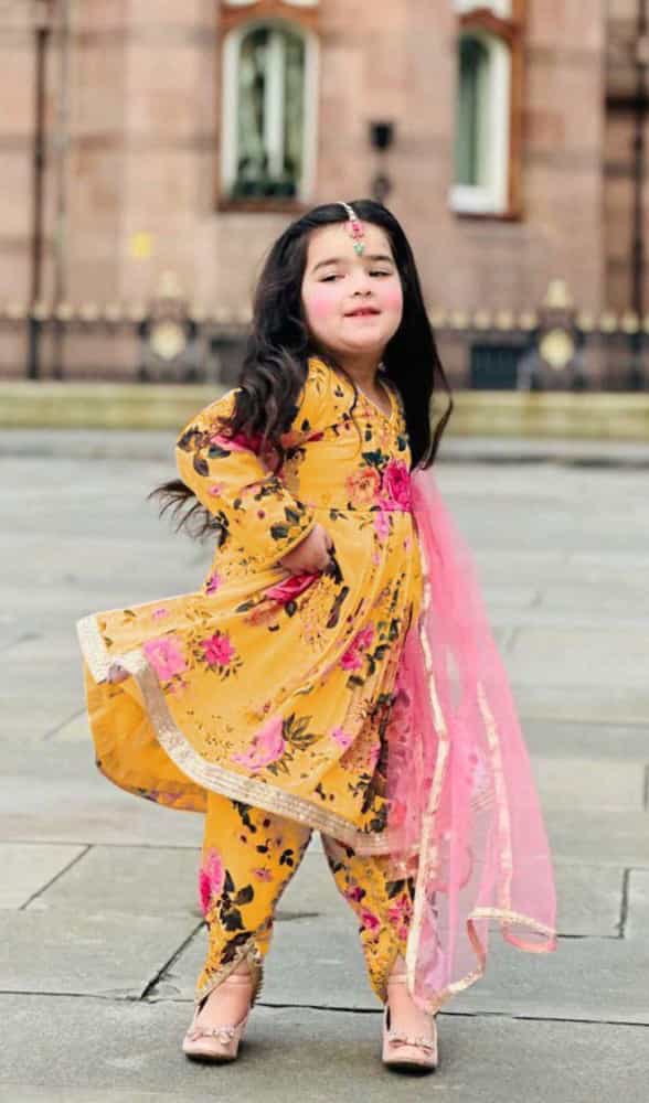 digital print dhoti salwar set