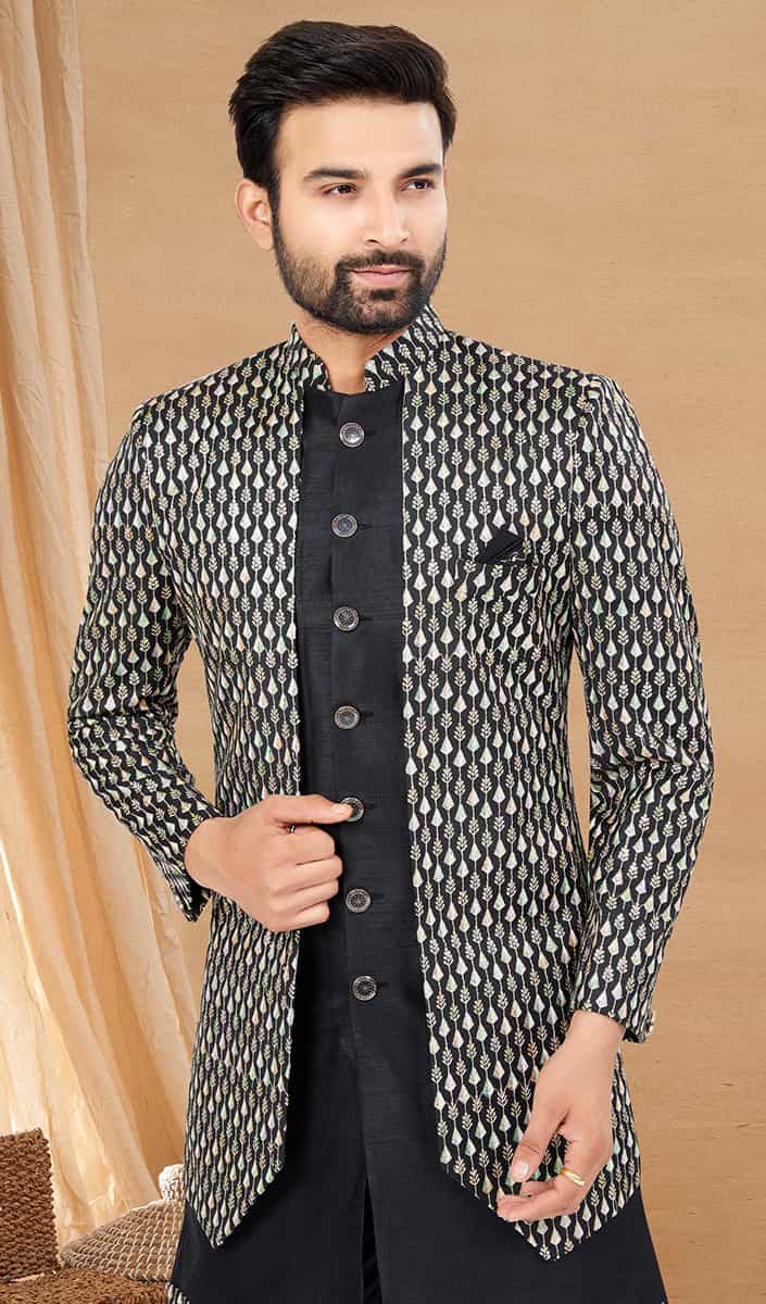 art silk kurta pajama for men