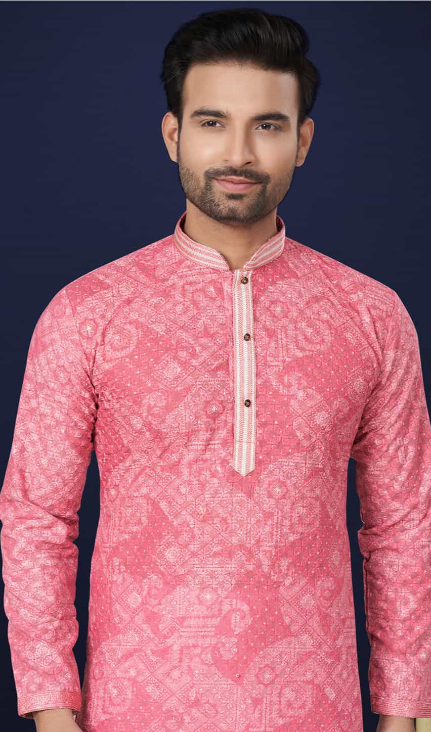 light pink kurta pajama