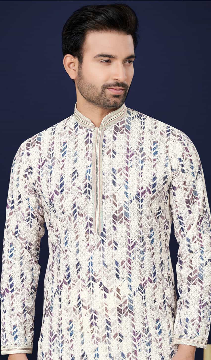 digital printed kurta pajama for men
