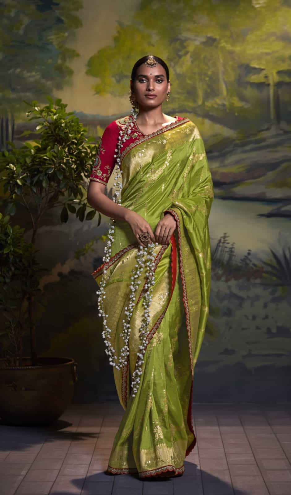 georgette silk saree for events