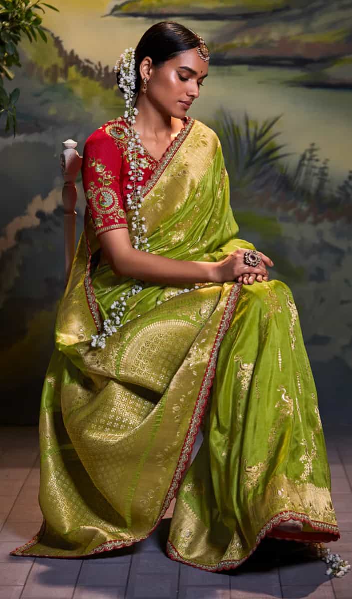traditional silk saree for weddings