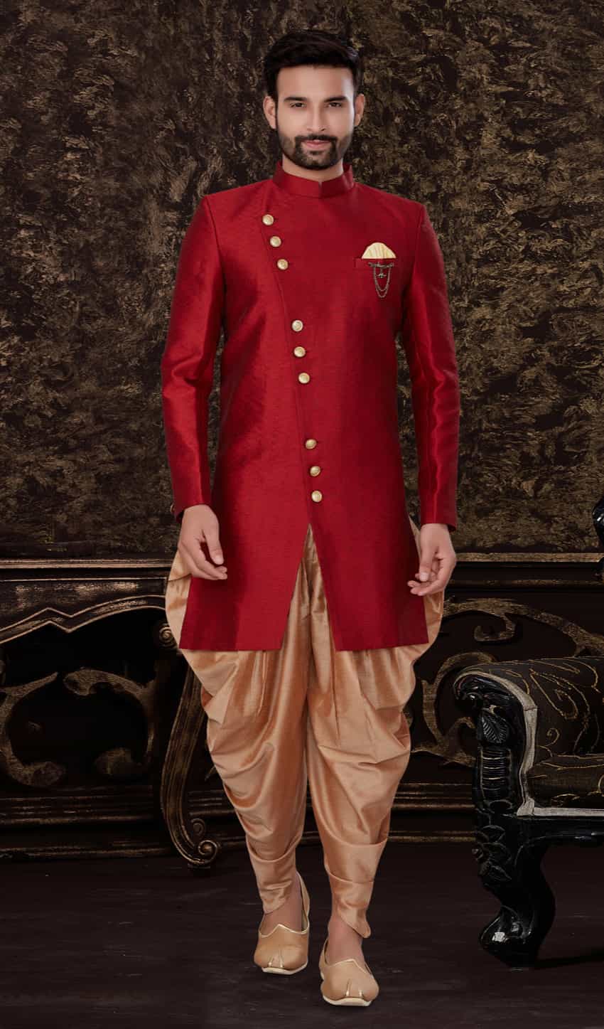 Jacquard Silk kurta pajama