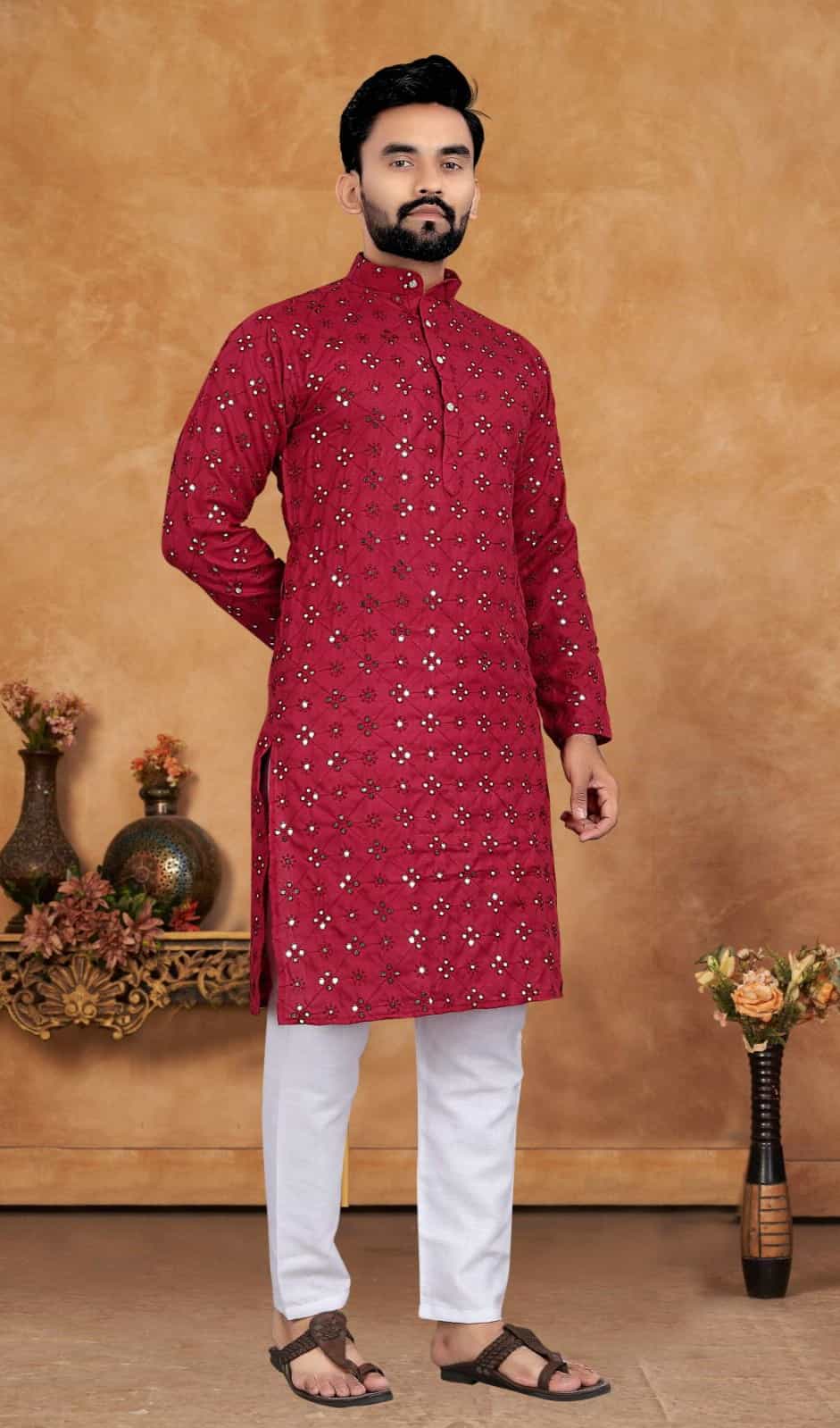 cotton kurta pajama for men wedding