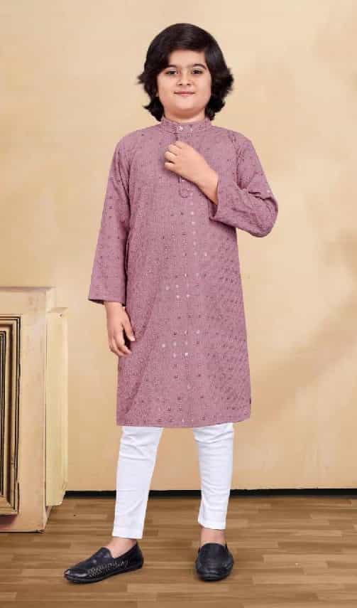lavender kurta pajama for boys