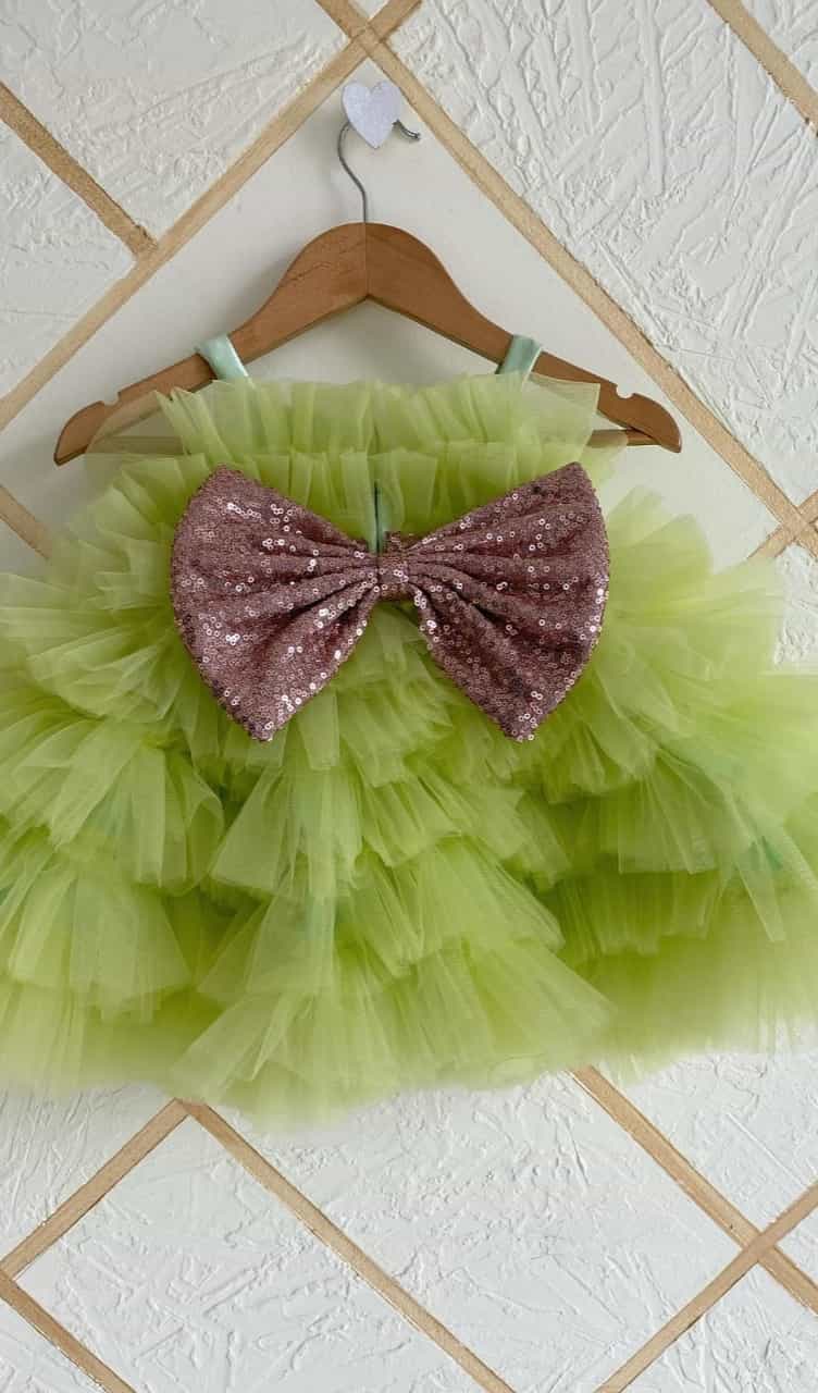heavy net baby gown