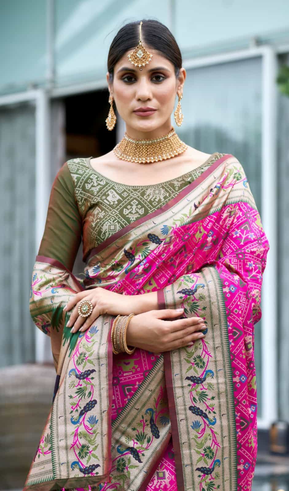banarasi soft silk saree