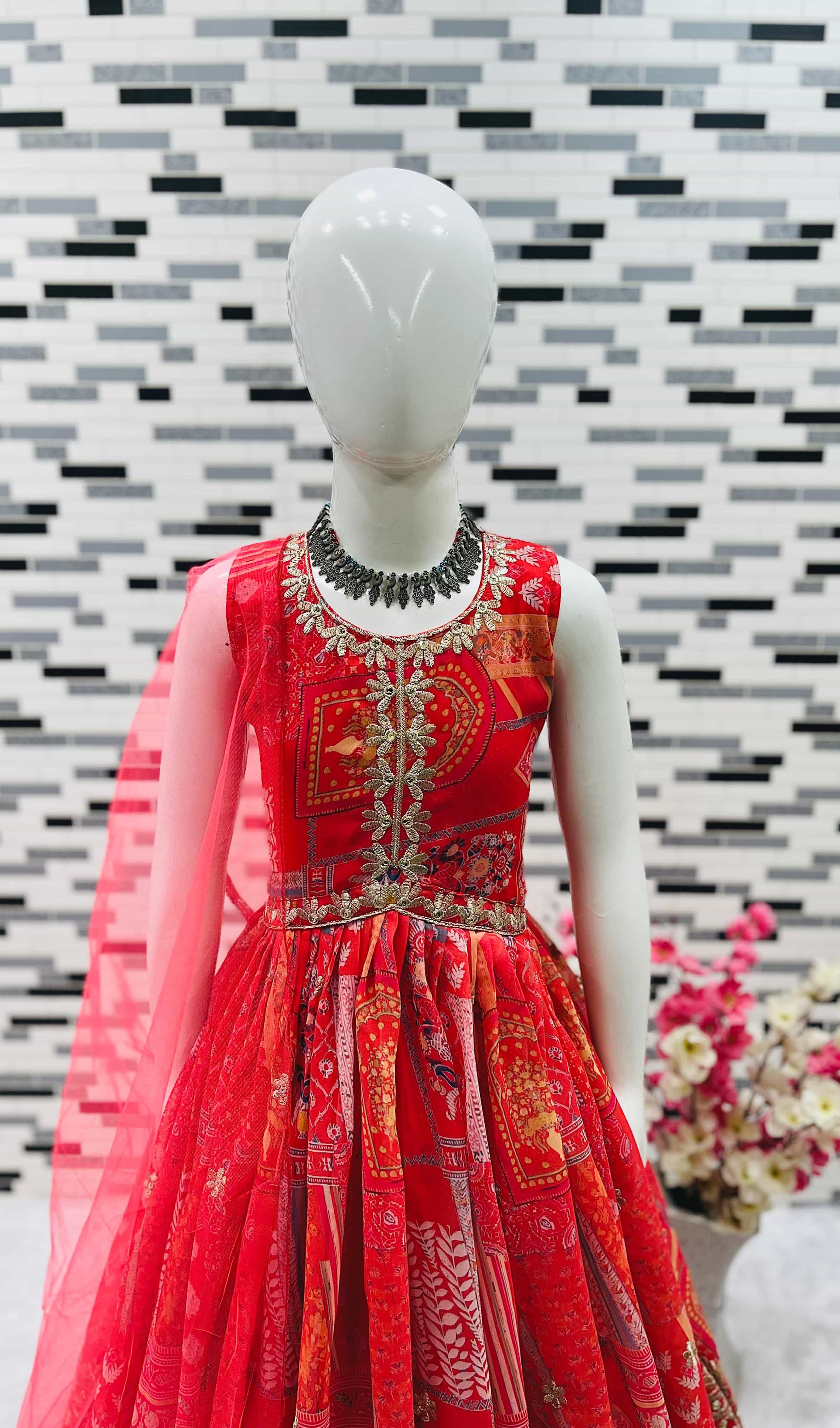 Wedding & Festive Wear Gown for Kids