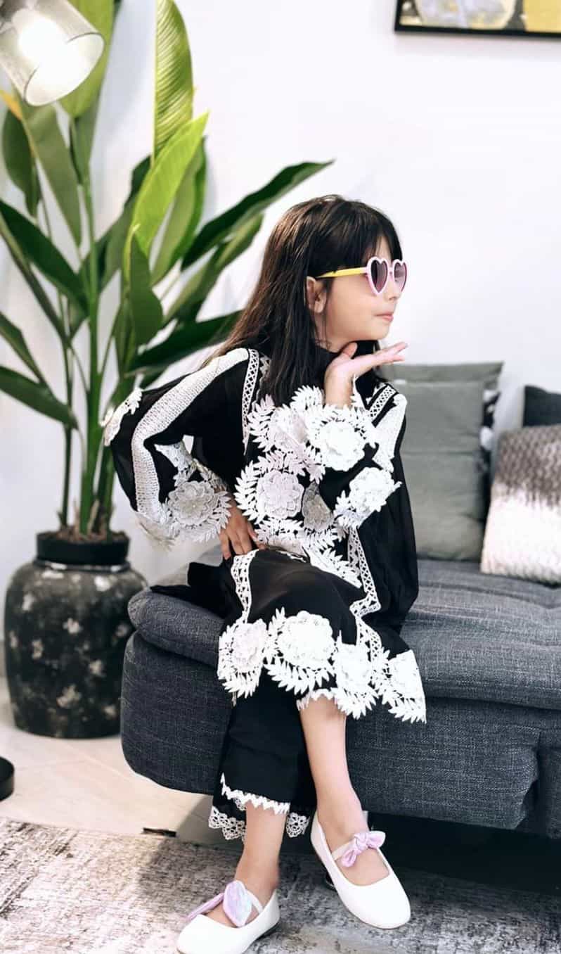 Elegant Embroidered Kids' Outfit