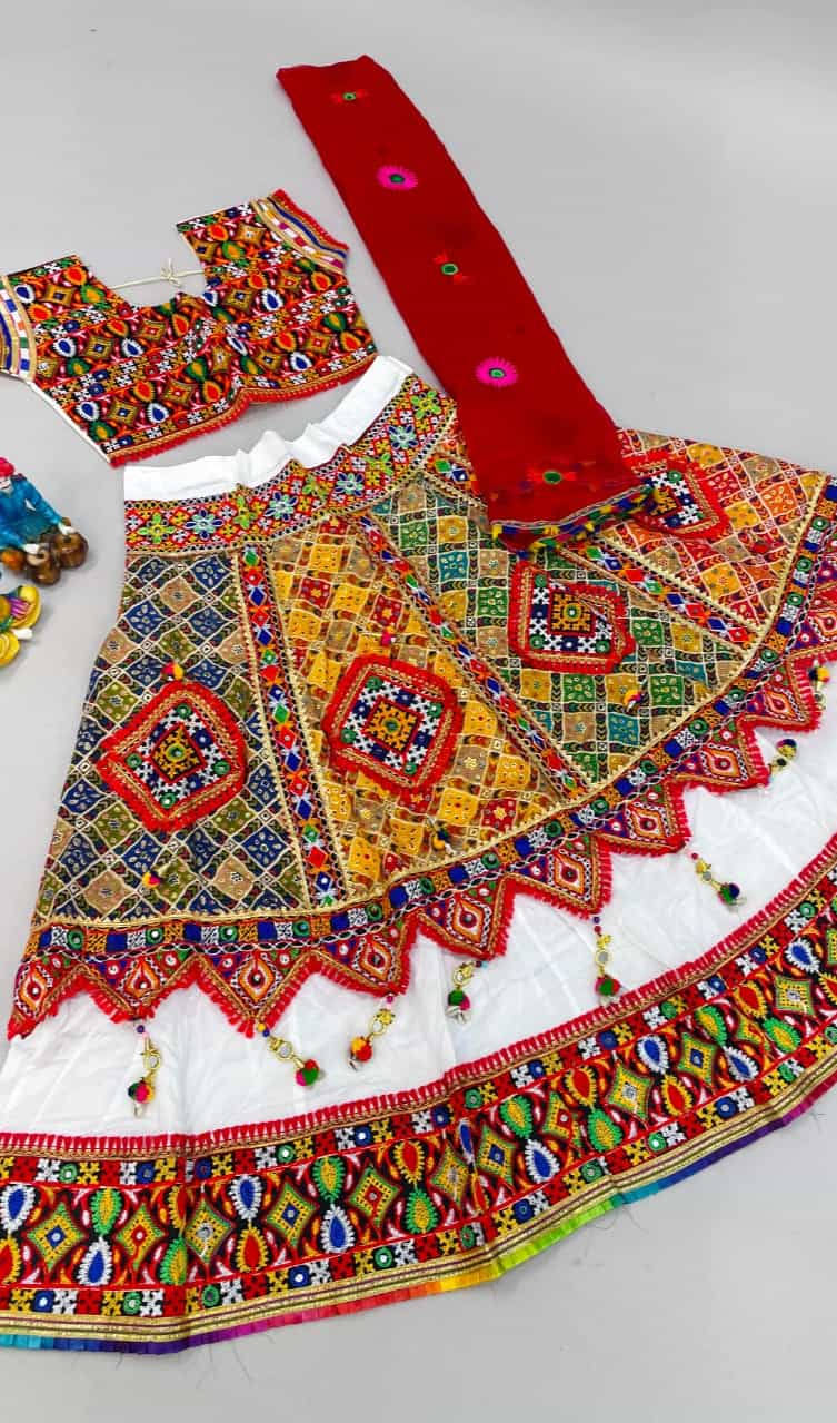Traditional Kids Lehenga with Tassels