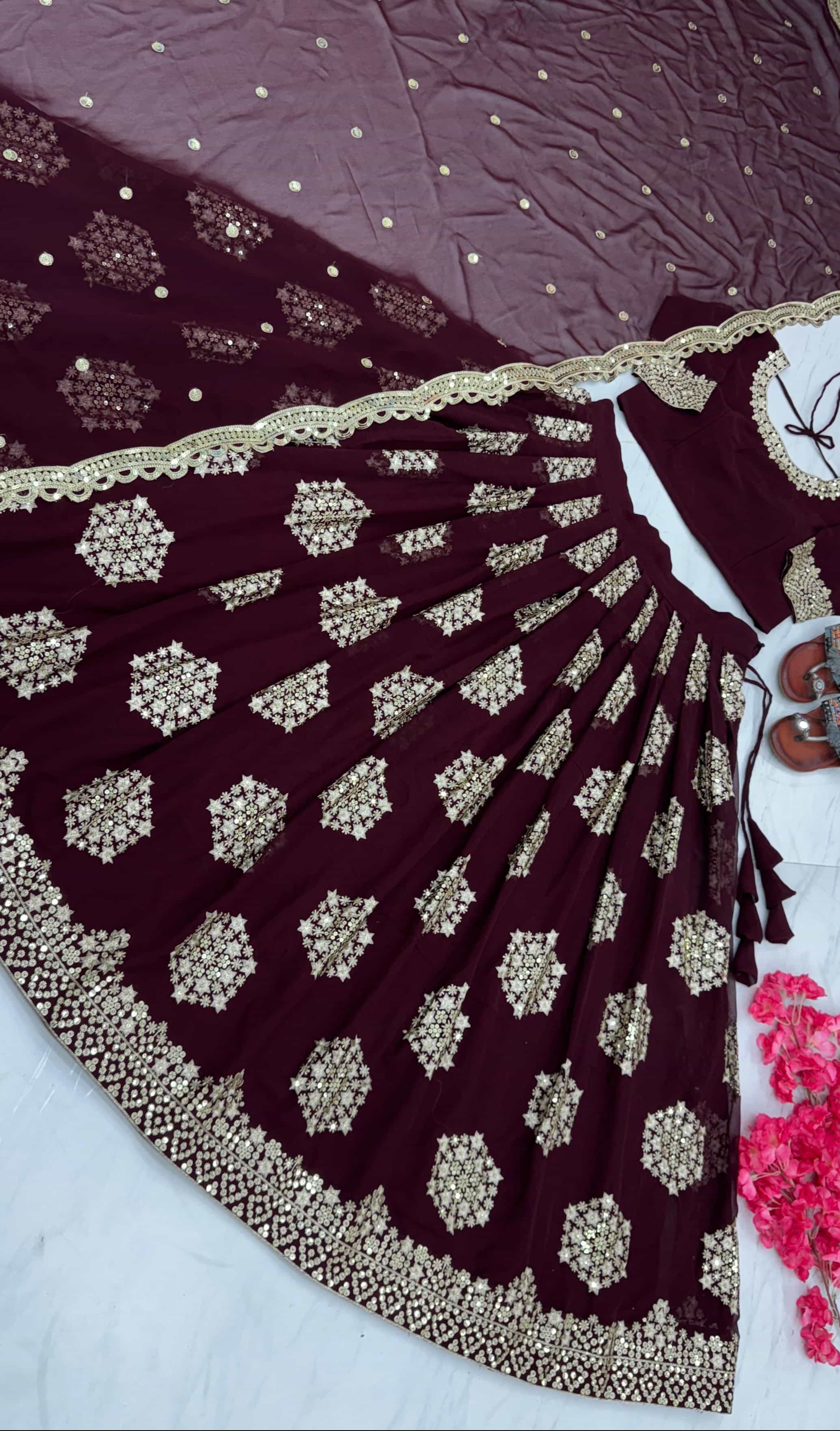 Perfect lehenga set for weddings and festive occasion