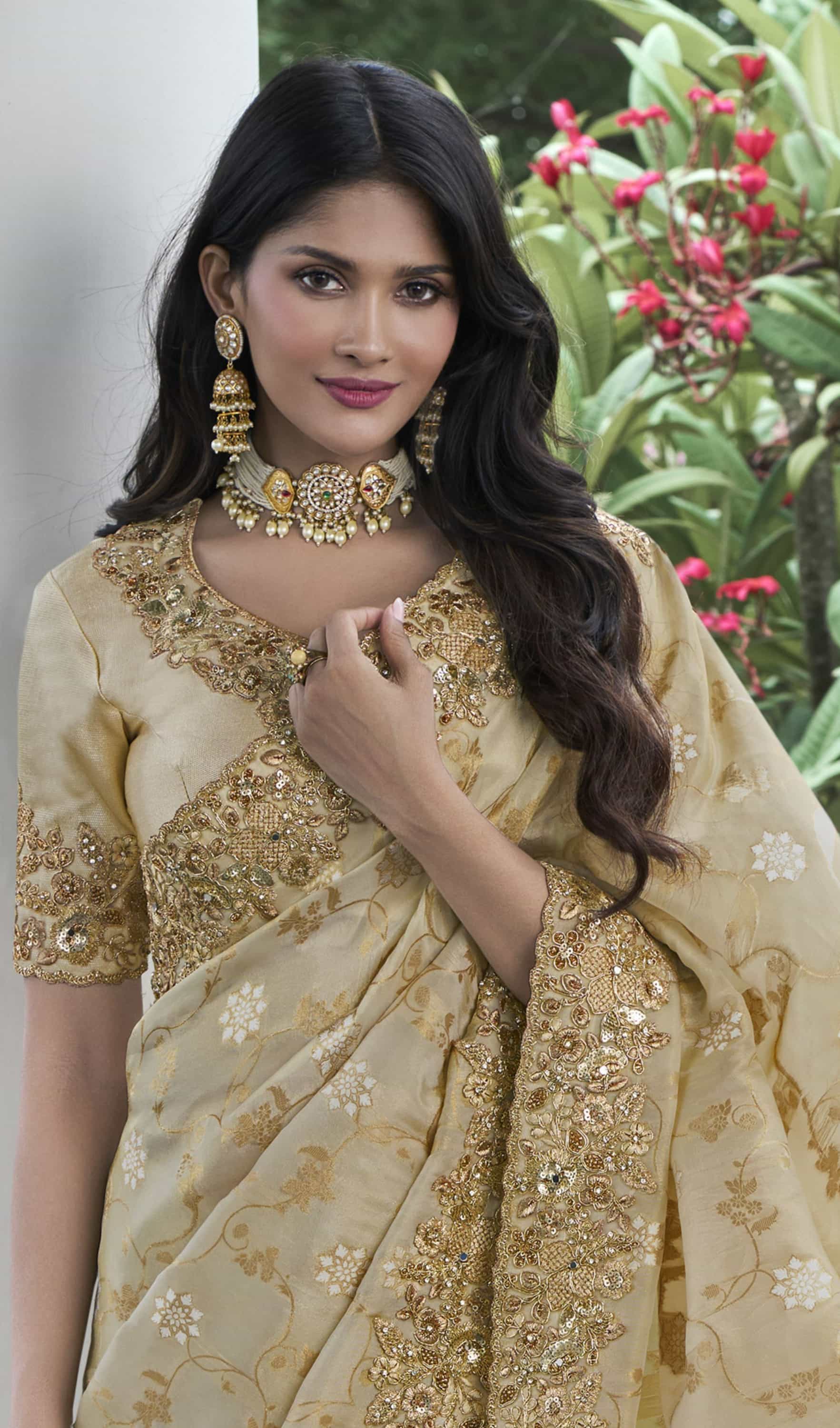 Pure Tissue Silk Saree with Zari Weaving