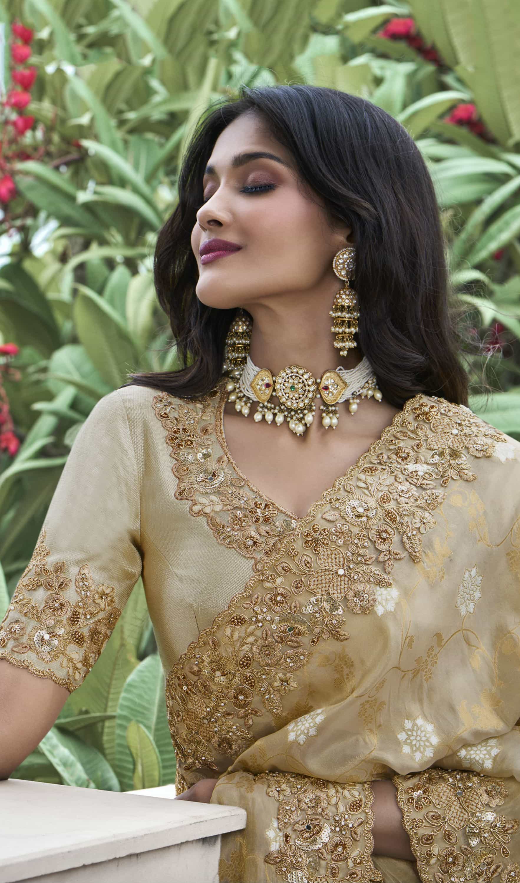 Tissue silk saree