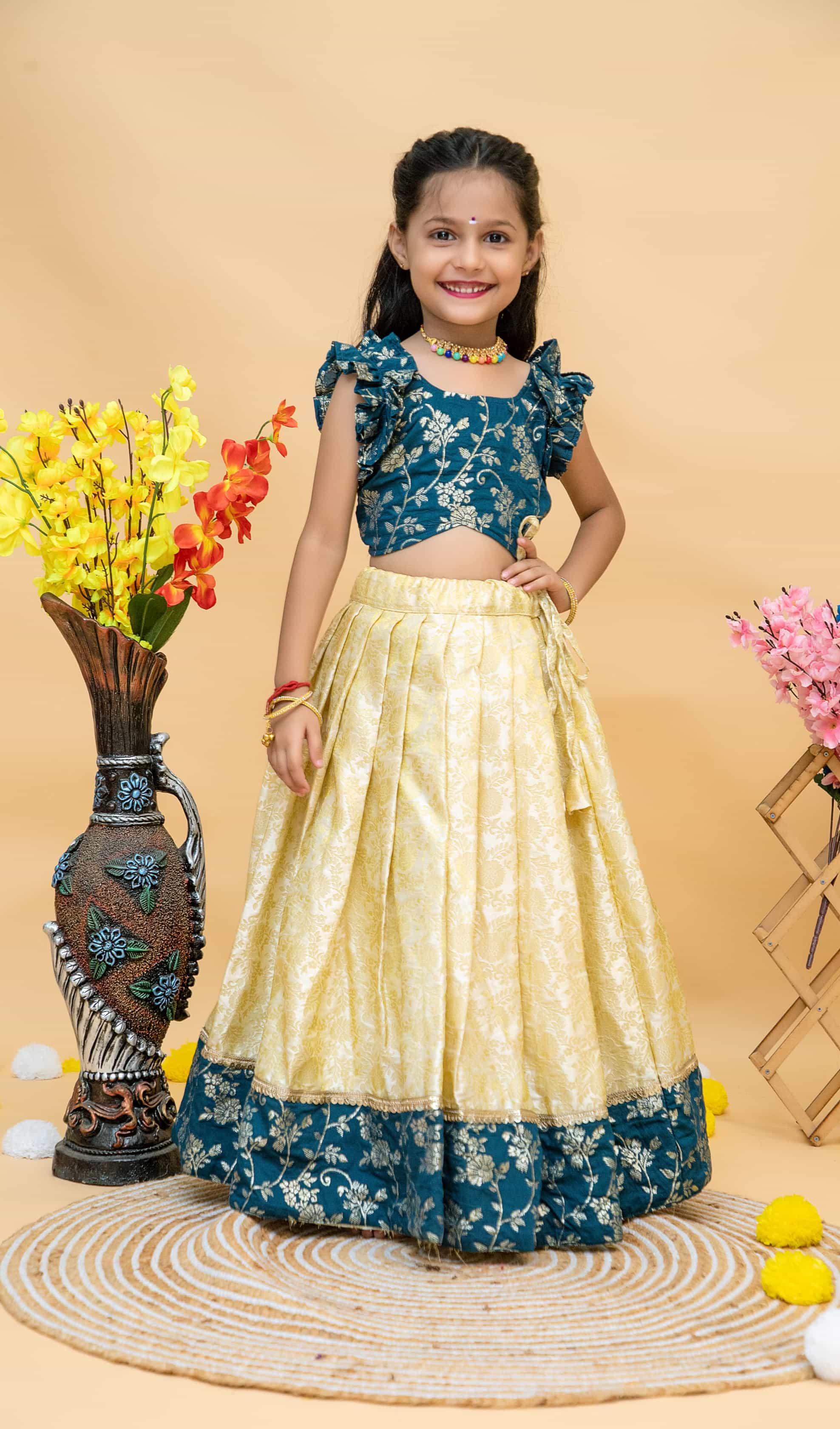 Beige Ethnic Wear for Girls 
