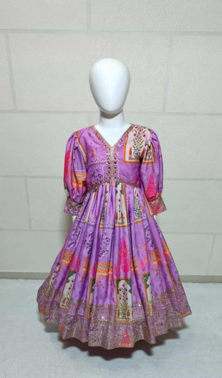 Festive & Wedding Wear Gown with Heavy Net Dupatta