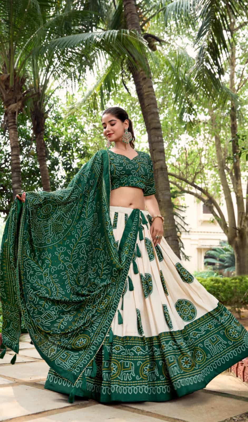 Ethnic wear with Gotta Patti lace
