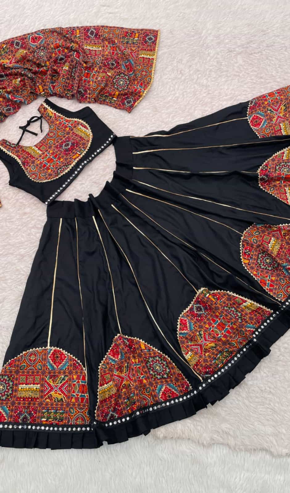 Designer black Lehenga Choli for Girls 