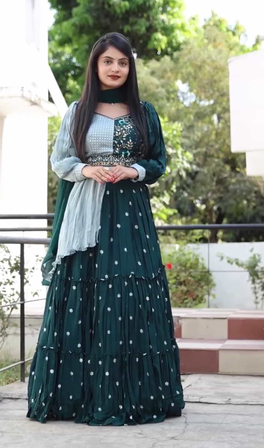 Graceful traditional festive wear