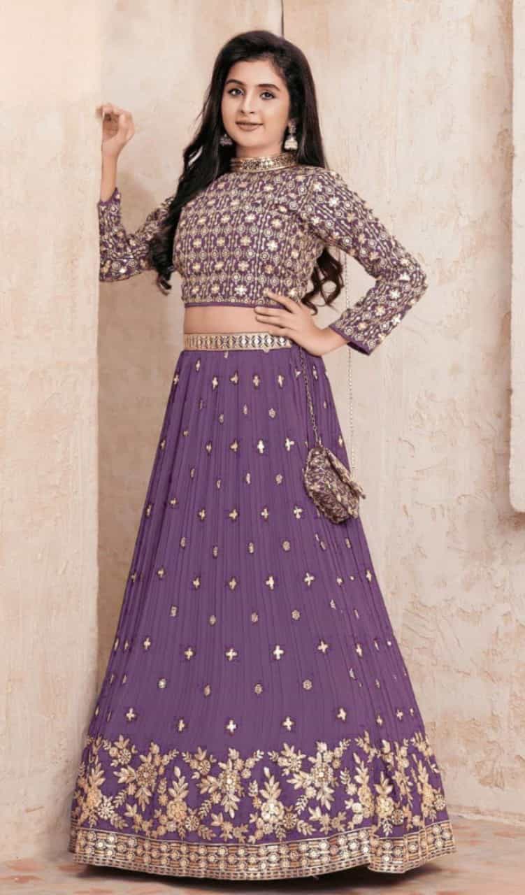 Traditional Ethnic Lehenga Choli Set for Girls – Wedding & Festive Outfit