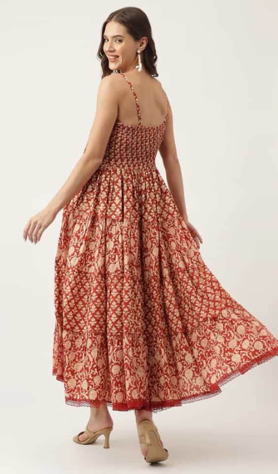 Women's Cotton Midi Dress