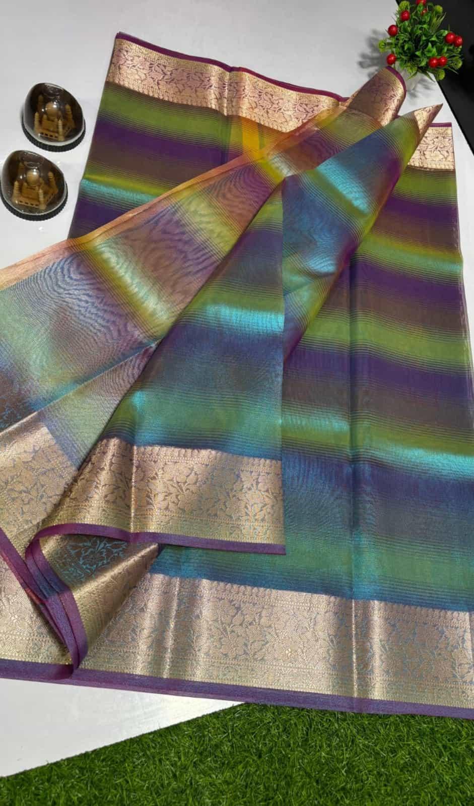 tissue silk saree