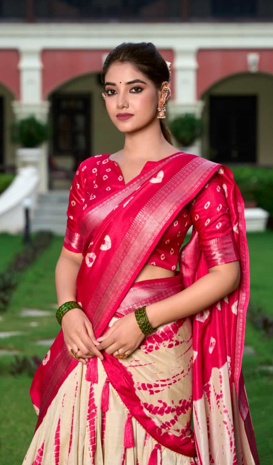 pure silk lehenga choli with dupatta