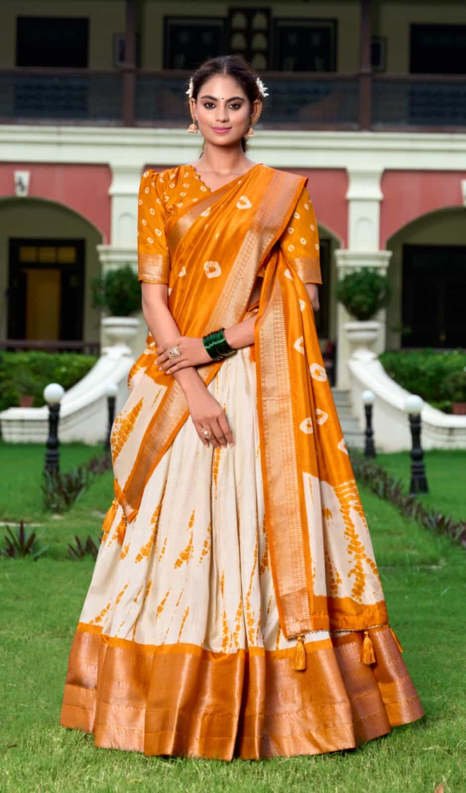 silk lehenga choli with dupatta