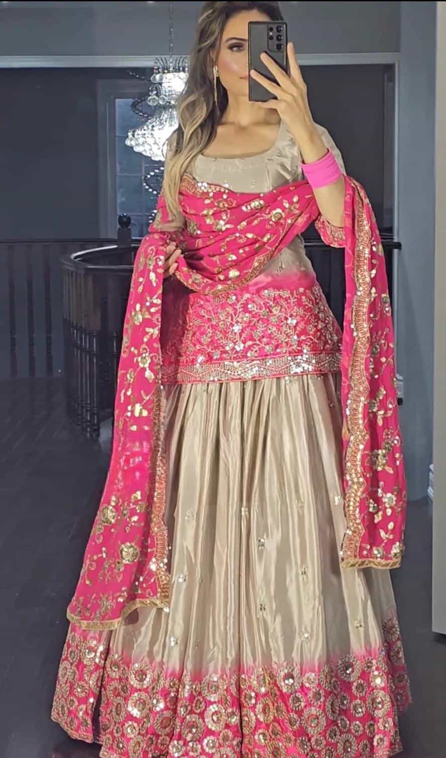 simple new lehenga kurti design