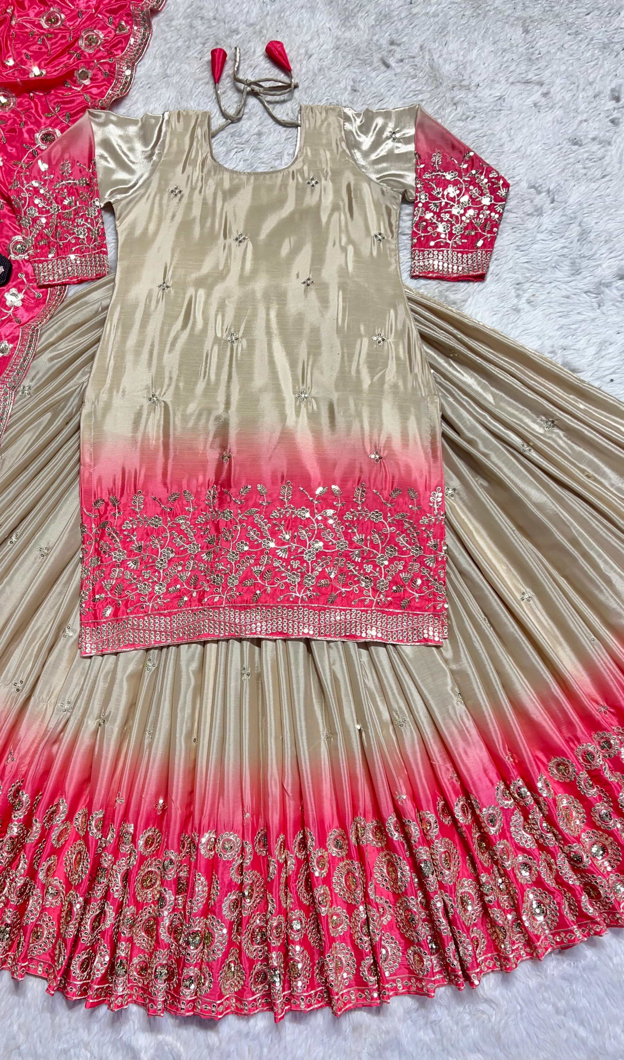 stylish lehenga kurti