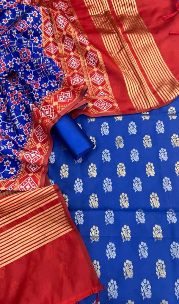 katan silk suit set