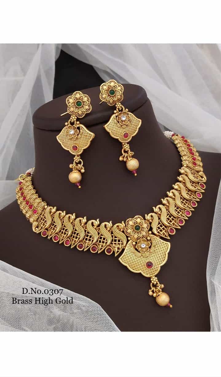 Adjustable Rajwadi jewelry set