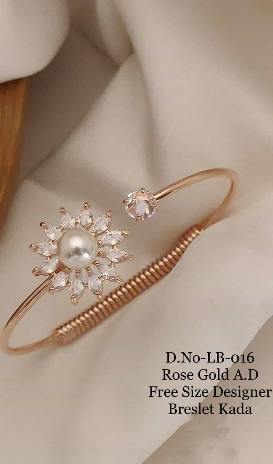 slip-on bracelet adorned with dazzling American diamonds
