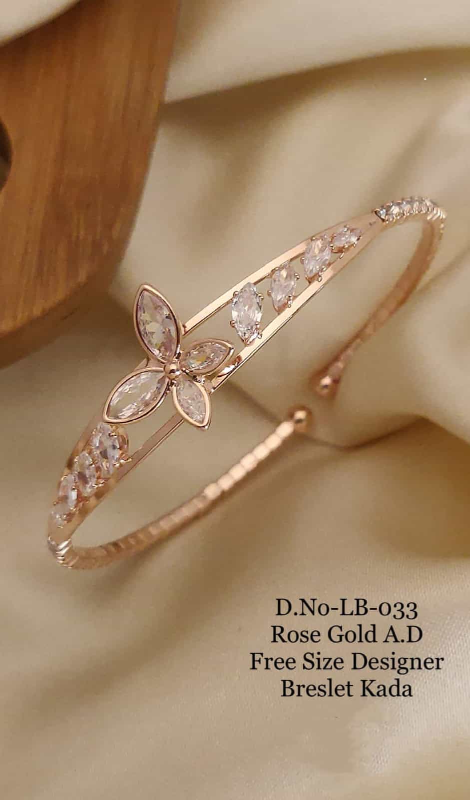 slip-on bracelet with sparkling diamond-like stones