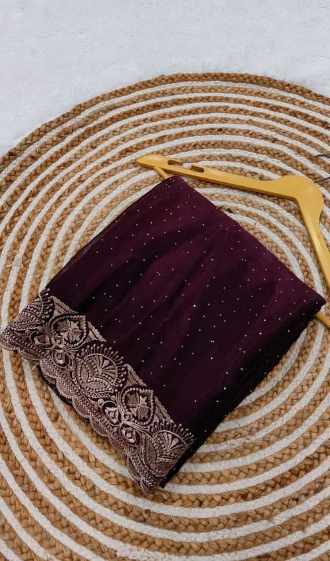 Diamond Work Festive Saree