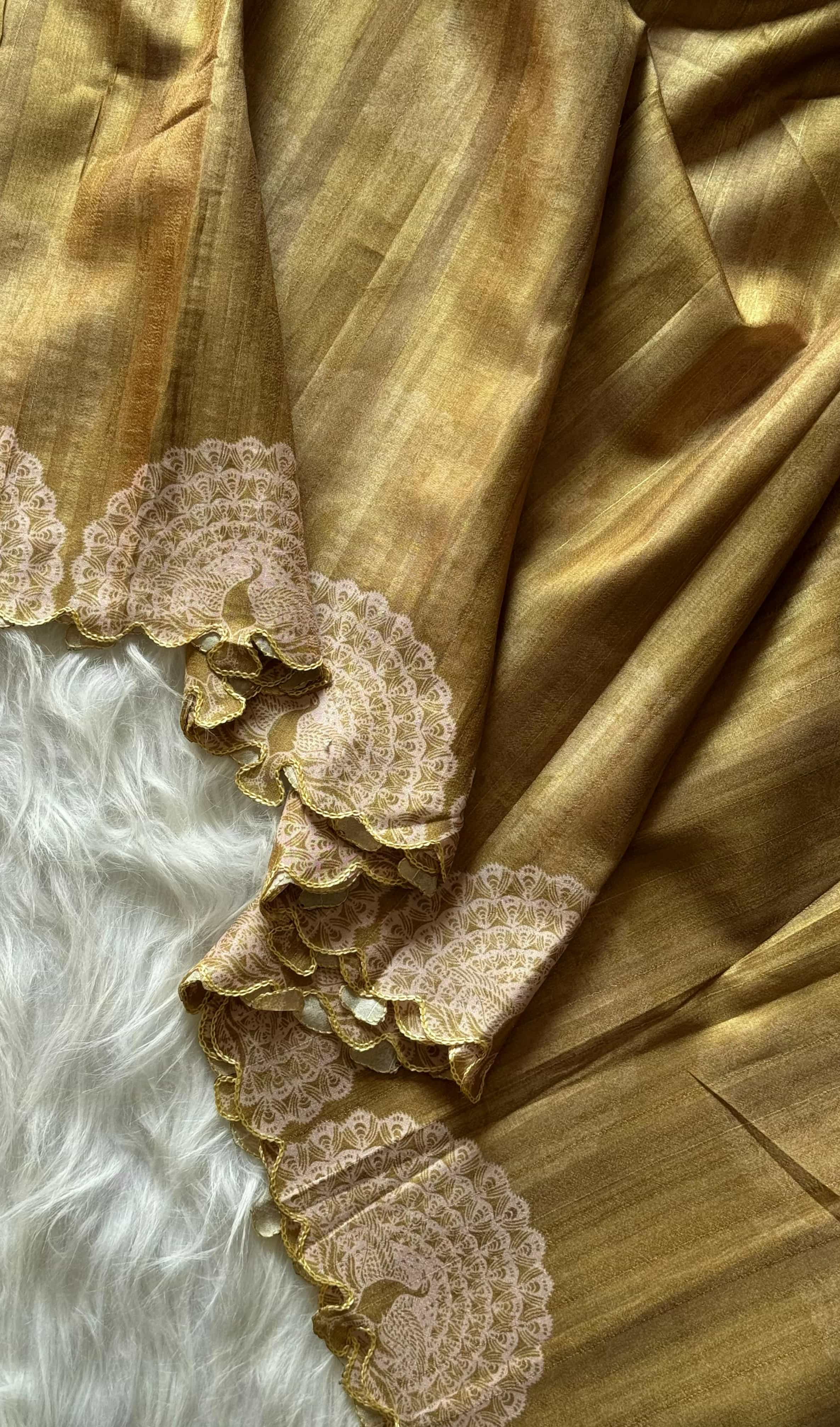 Pure Tussar Silk Saree