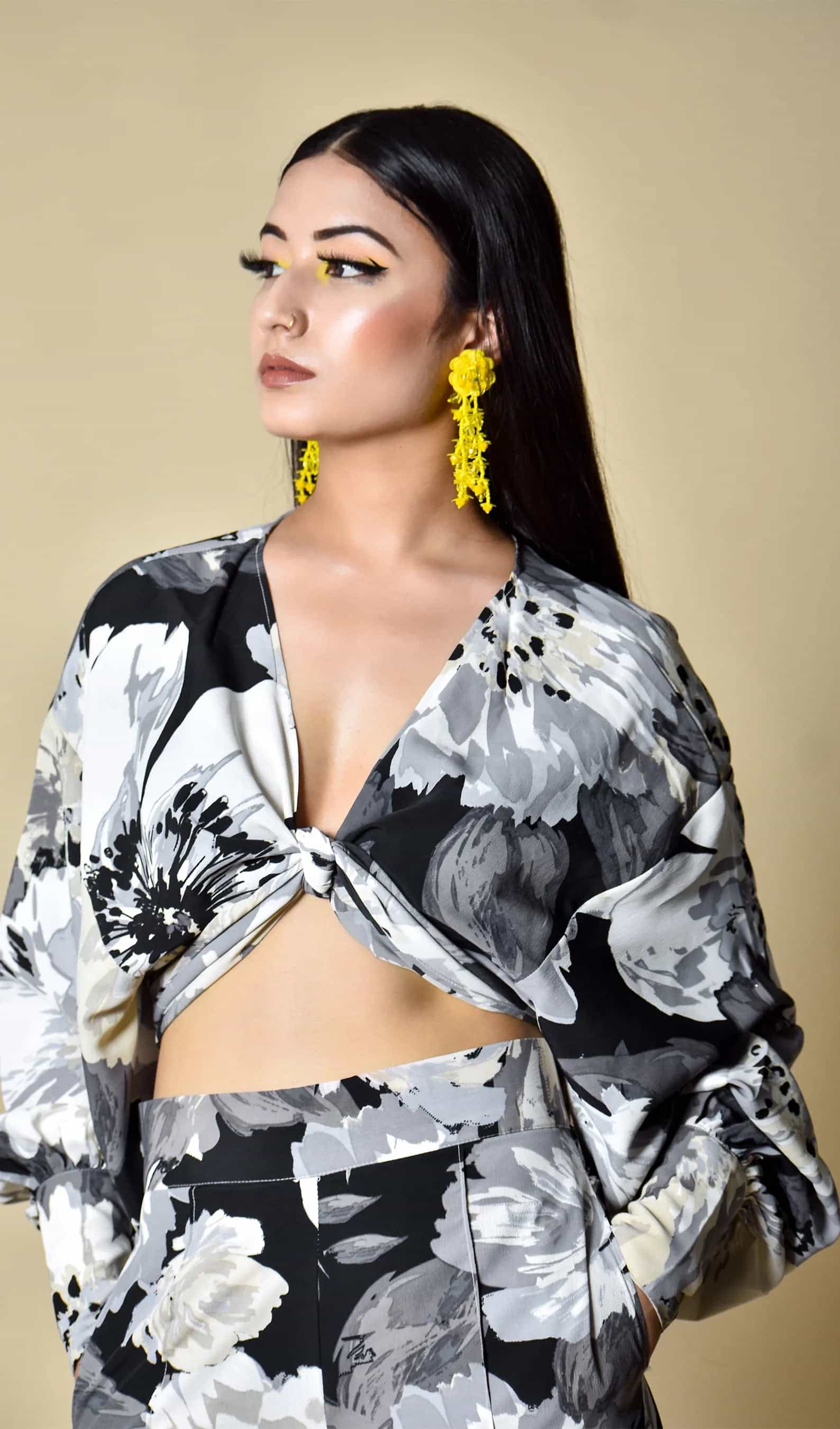 crop top and pant co-ord set