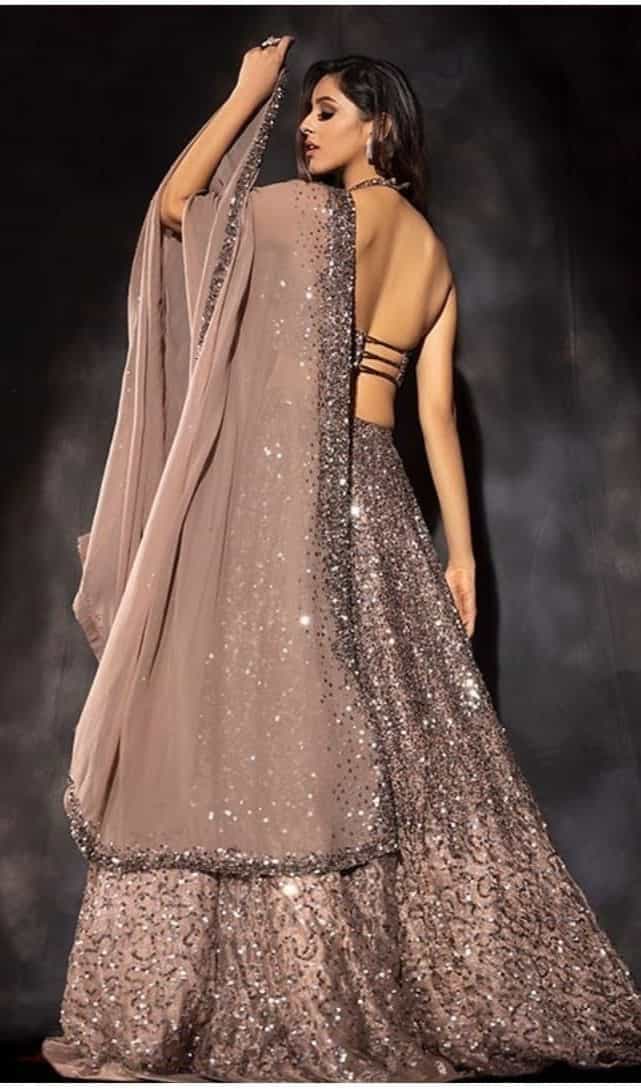 Silk Georgette Lehenga