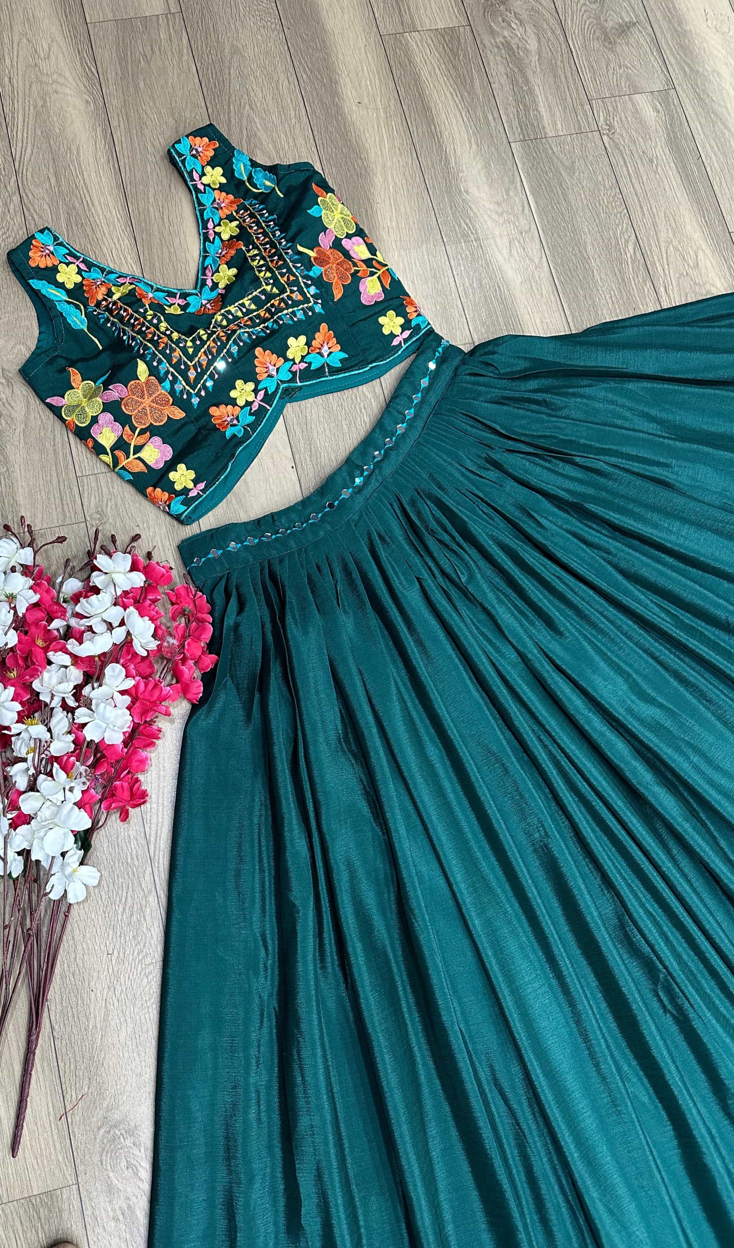 stylish party wear lehenga choli