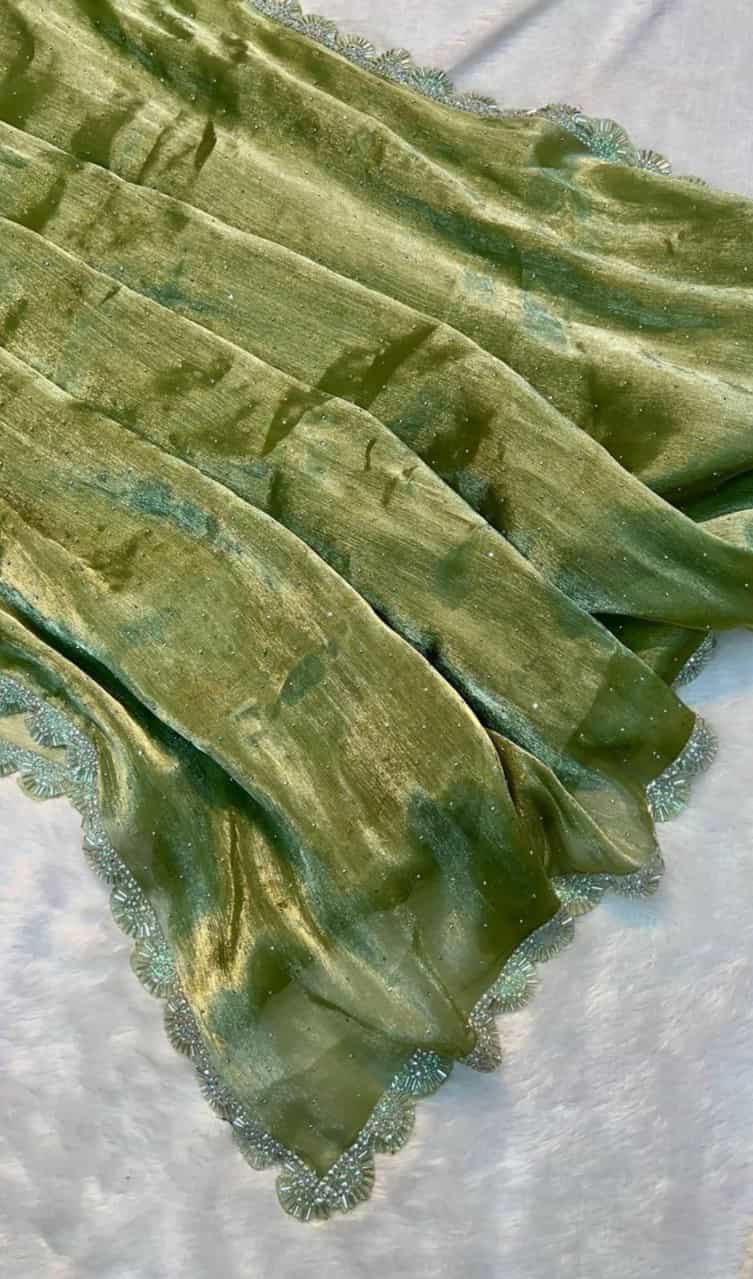 Green Color Saree
