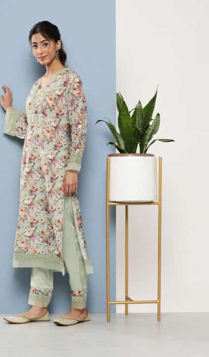 Sage Green Kurta Set