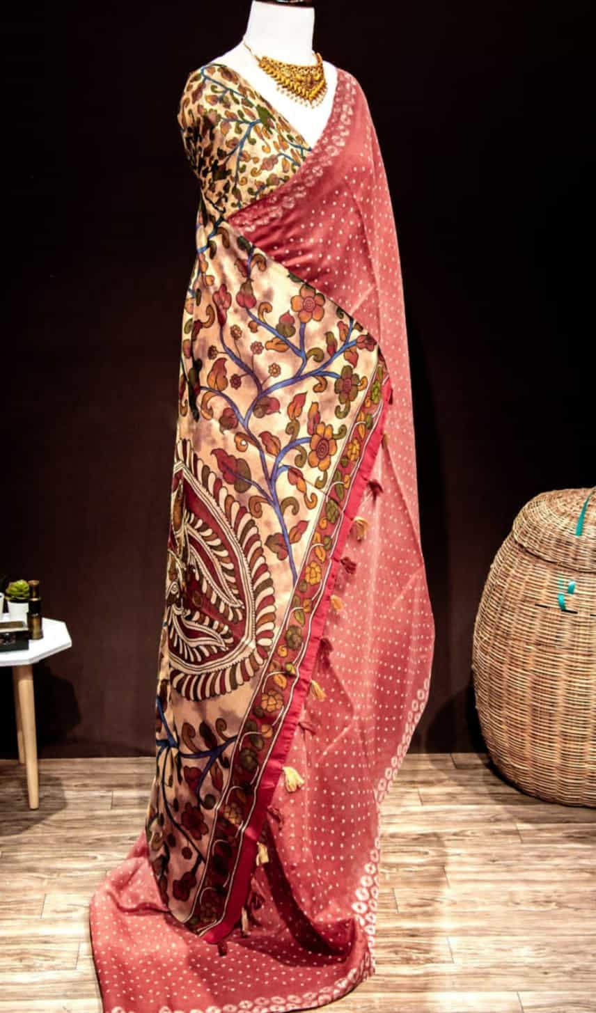 Linen Digital Print Saree 