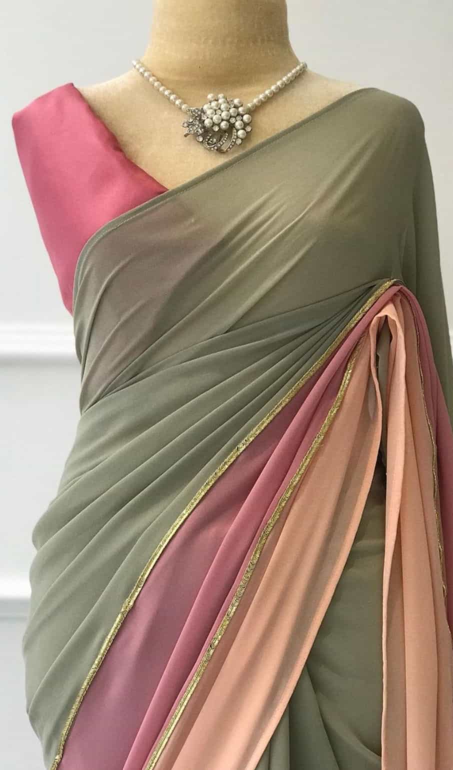 multicolor saree blouse designs