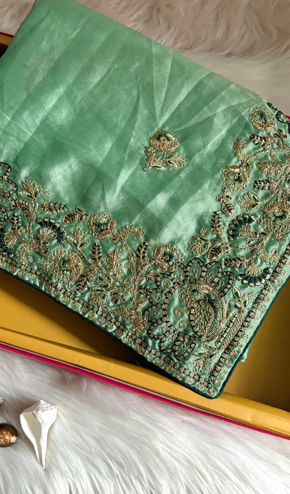 partywear saree for weddings