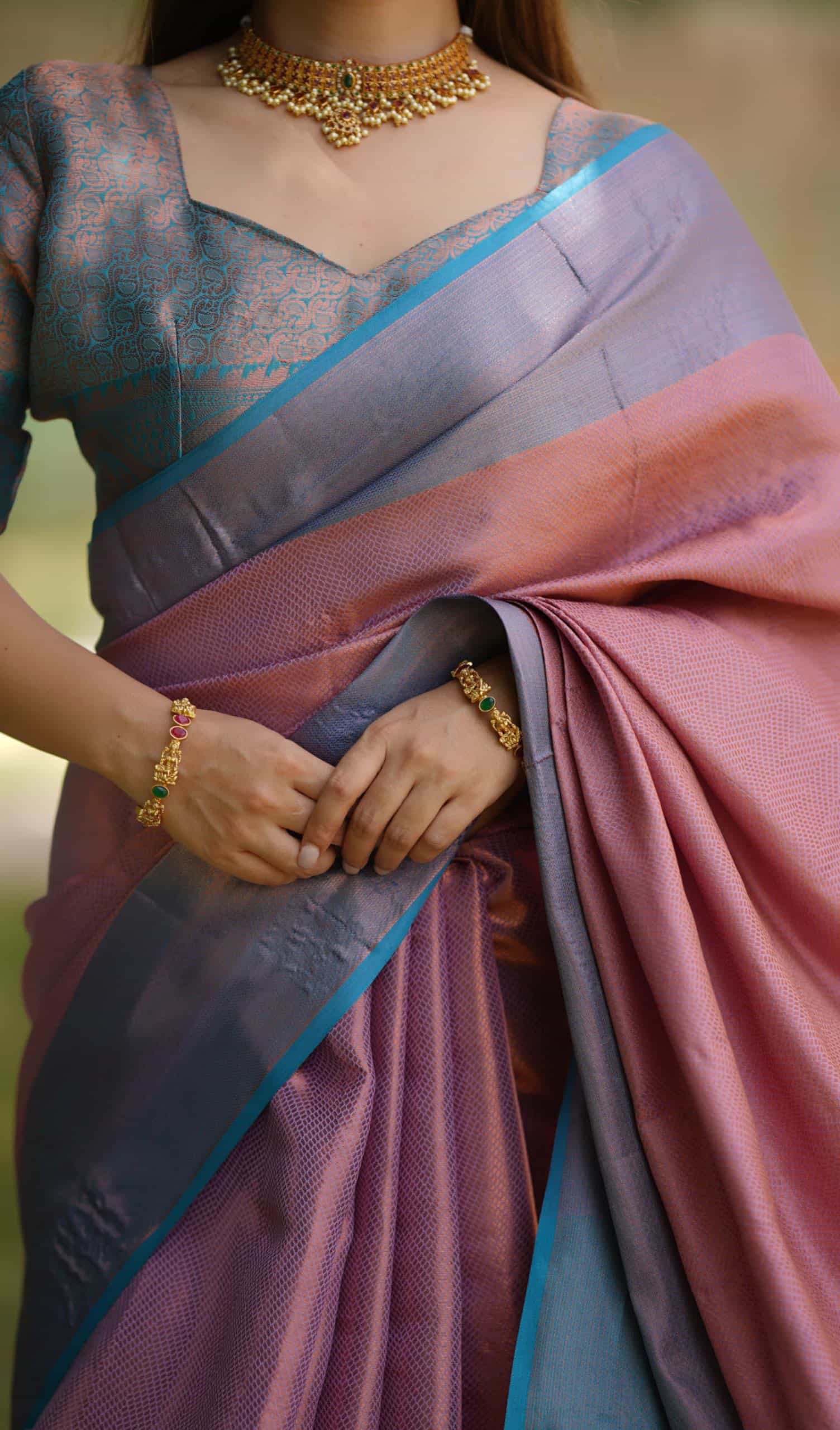 Classic silk saree for cultural event