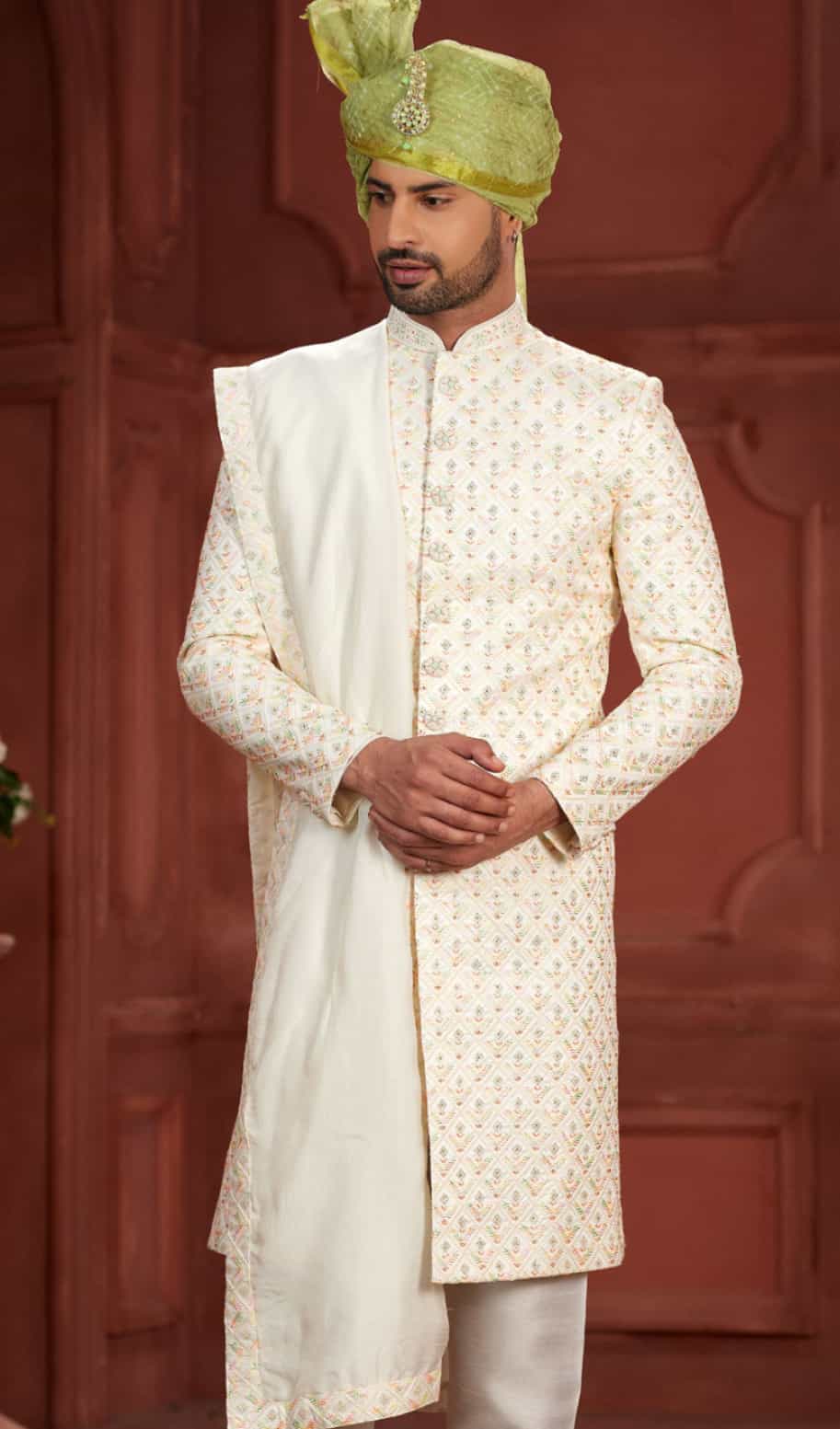 Pure Silk Sherwani 