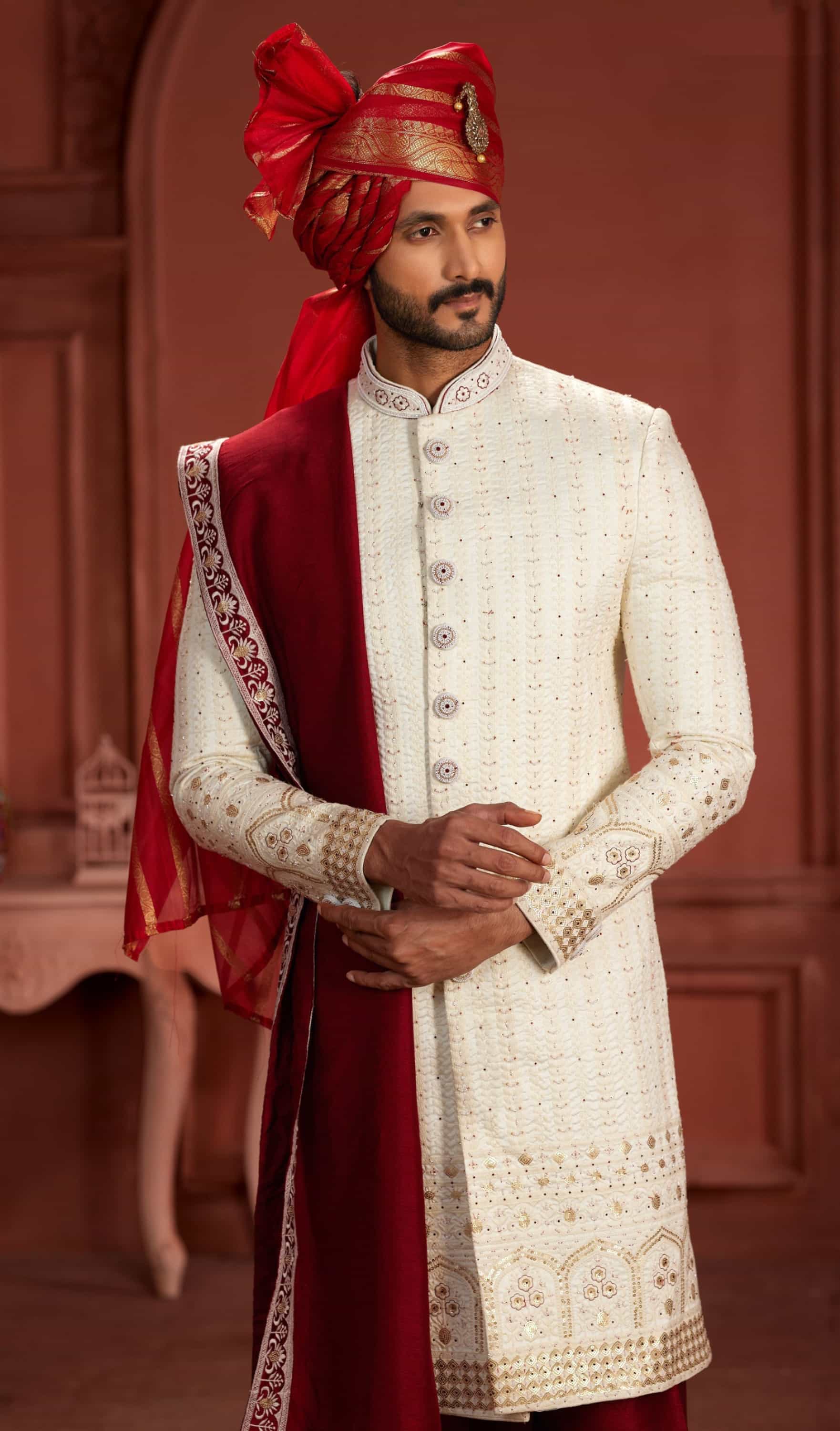 Pure Silk Sherwani for men