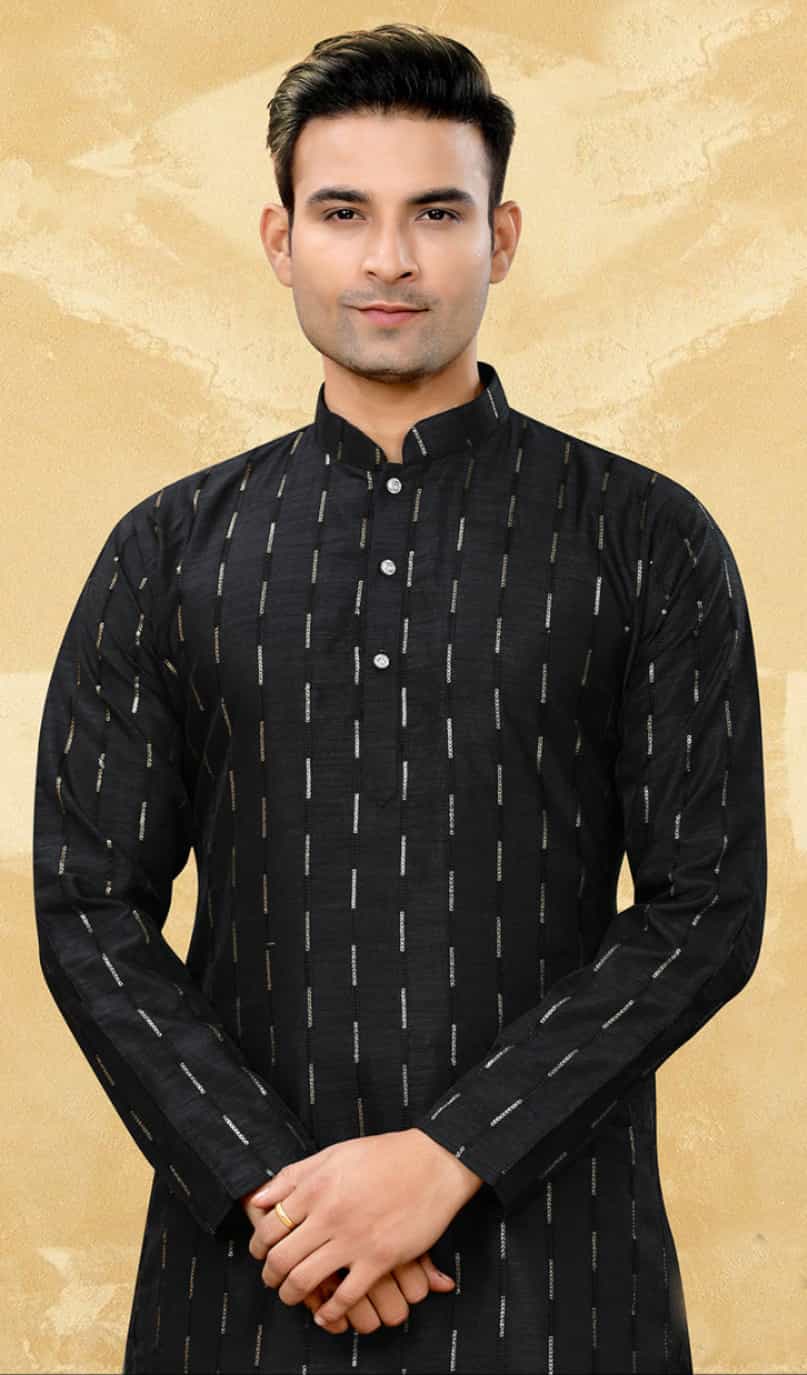 Art silk kurta pajama set