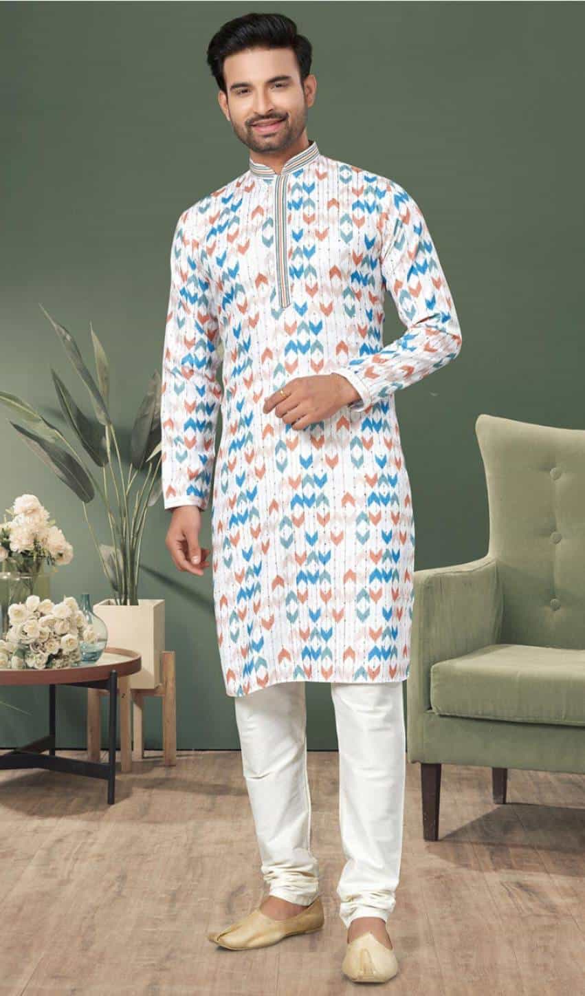 white kurta pajama