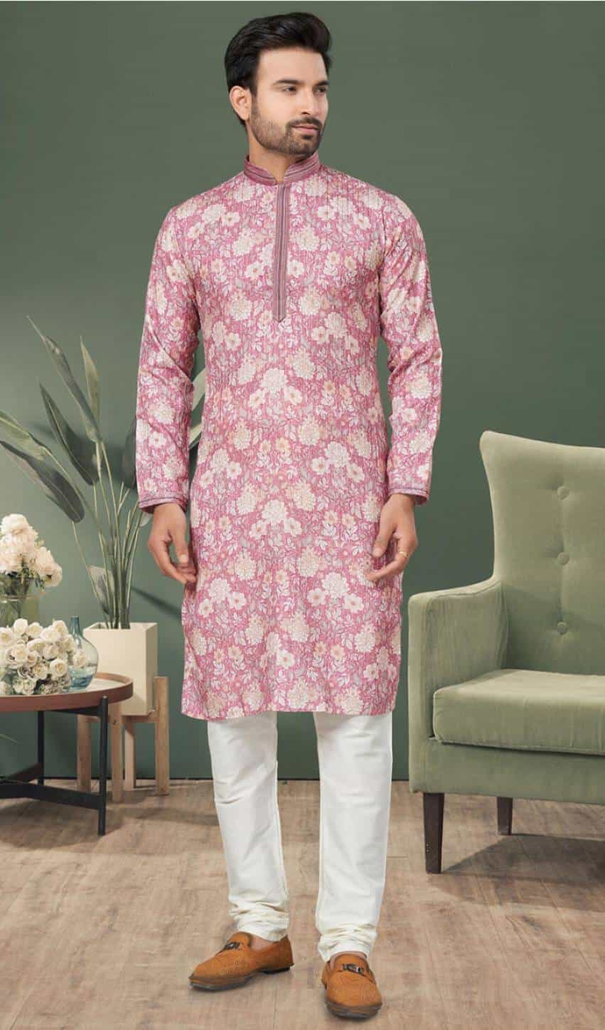 pink kurta pajama
