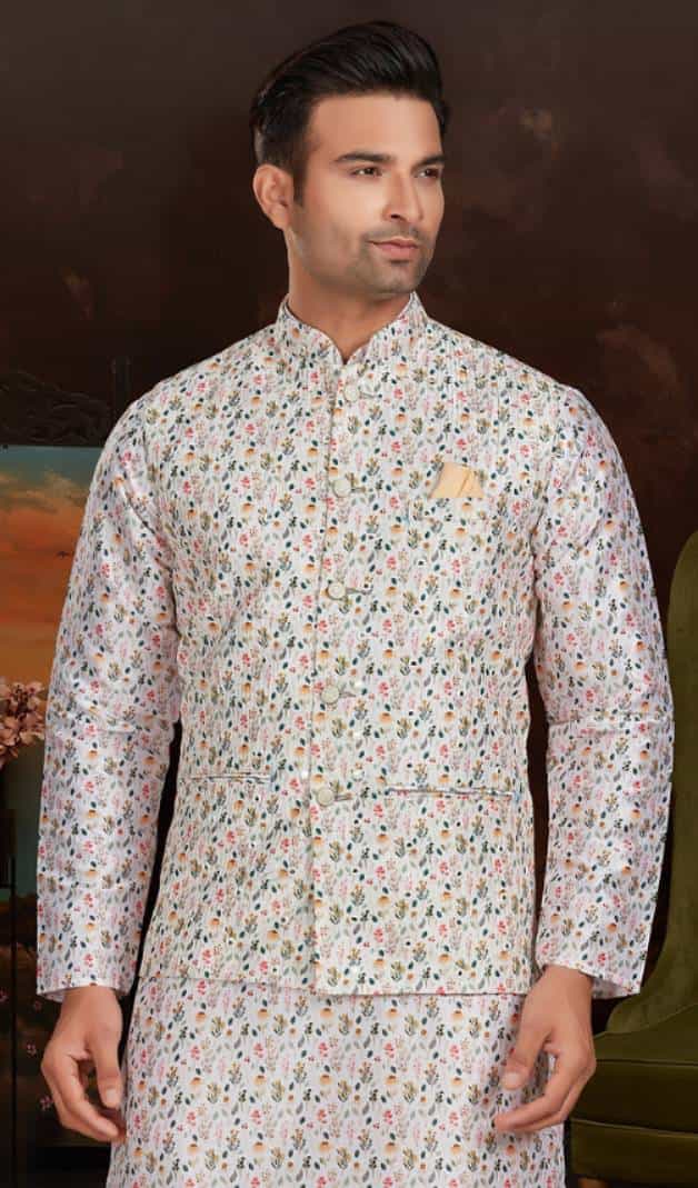 mirror worked kurta pajama